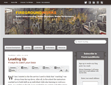 Tablet Screenshot of firegroundworks.com